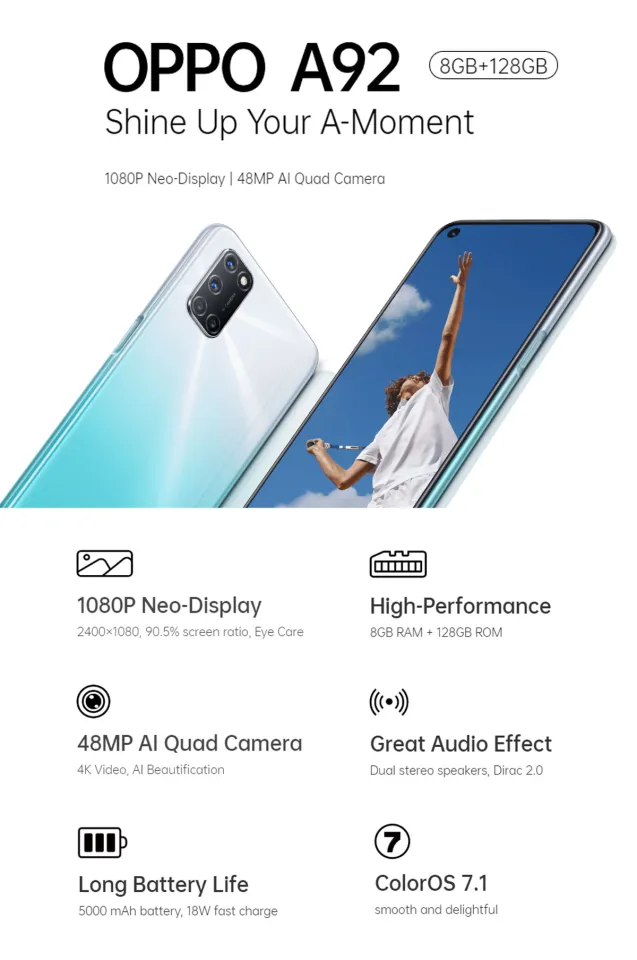 oppo a92 specs