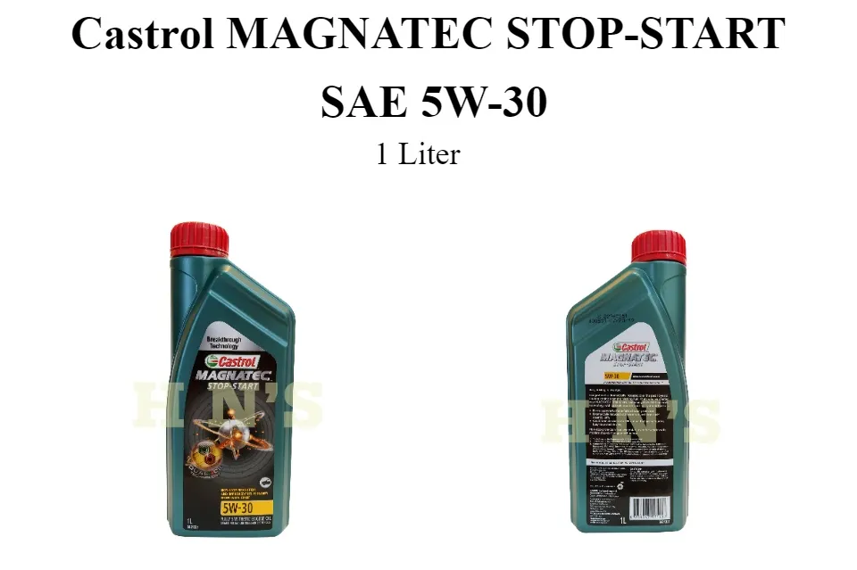 Castrol MAGNATEC STOP-START SAE 5W-30 Fully Synthetic Motor Oil 4L  (gas/diesel)