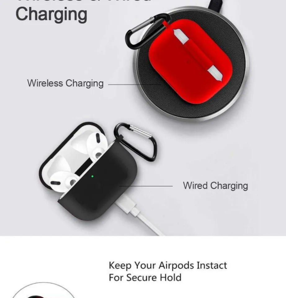 KIT IN CASE FOR AIRPODS PRO CHARGING DOCK WITH CARABINER LOST