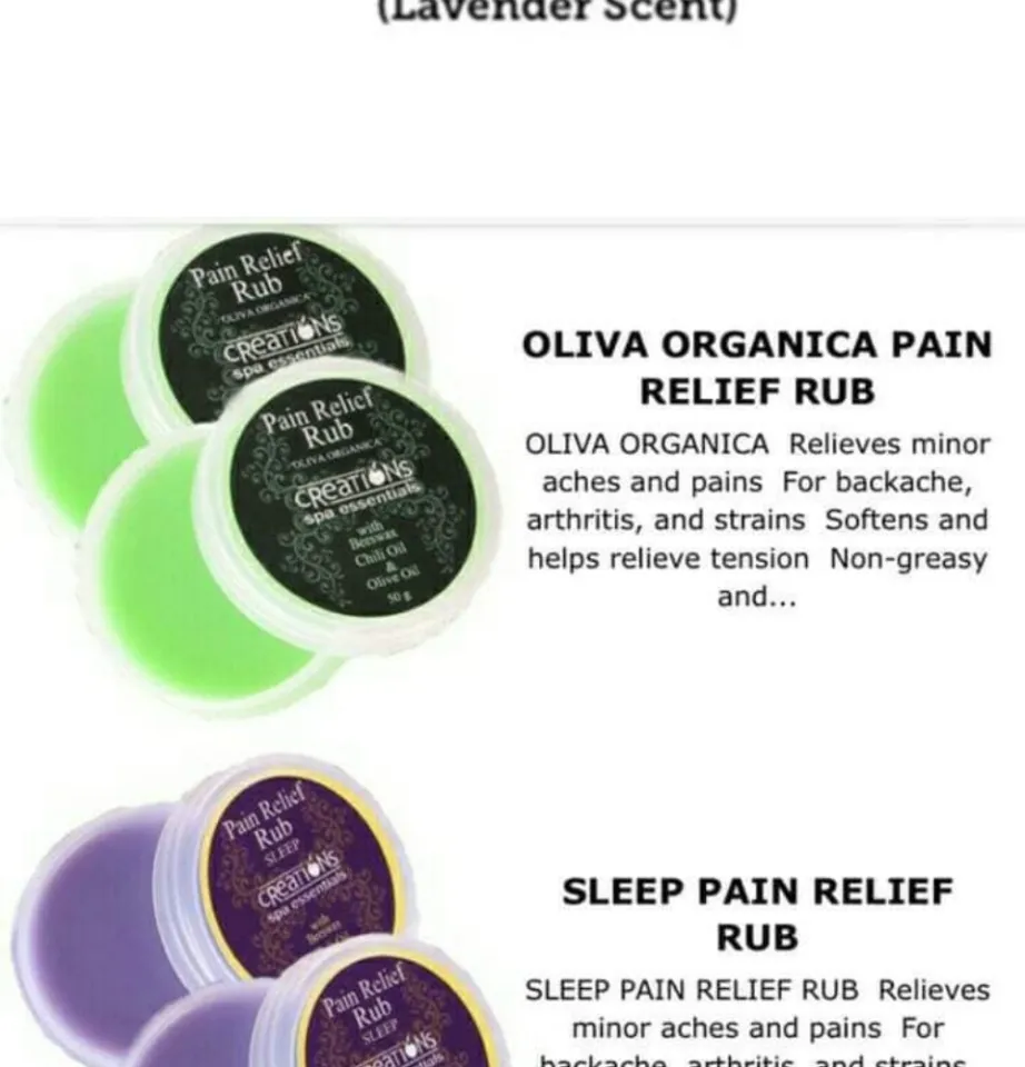Creations Spa Essentials Pain Relief Rub SLEEP (Violet) 50g