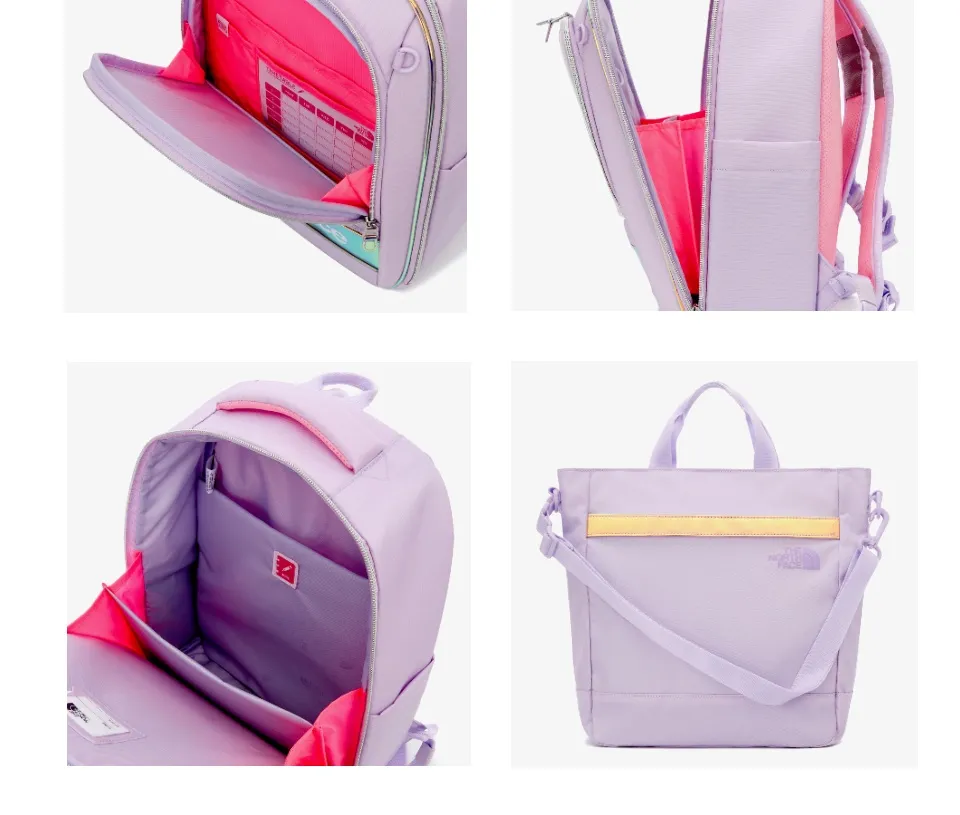 The North Face】 Korea backpack school bag GIRLS WIDE BLING