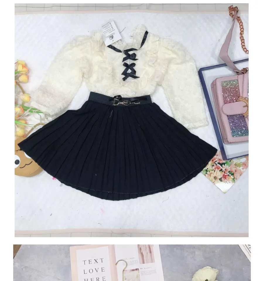 Chân Váy Xòe Vải Kaki Màu Trắng Cho Bé Gái Có Quần Trong Đủ Size Chất Đẹp |  Lazada.vn