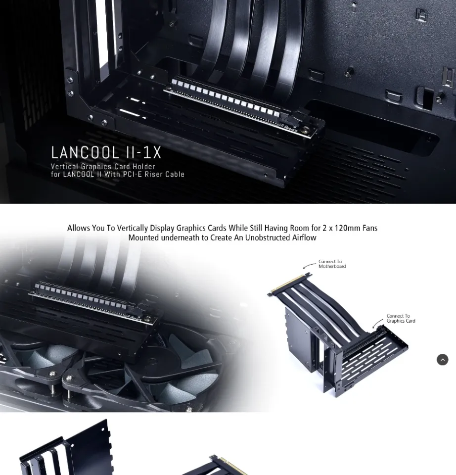 PinkleHub Lian Li Lancool II-1X Vertical GPU Kit Lazada PH