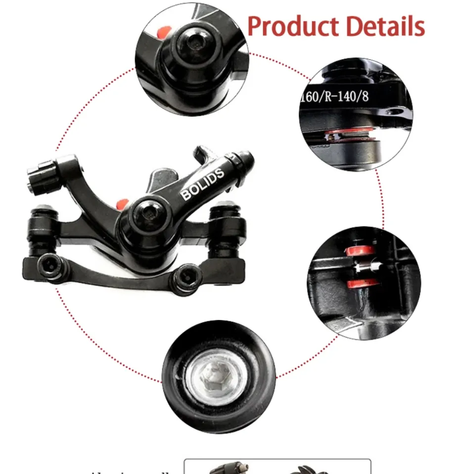BOLIDS MTB Disc Brake Caliper Front Rear Set Alloy CNC Precision Machining Bike Brake Accessories F180 R160 F160 R140 Lazada PH