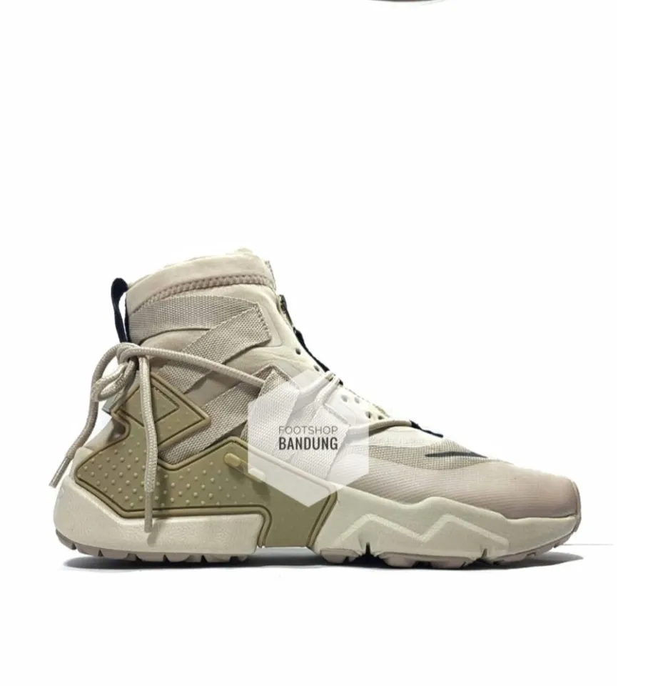 Sepatu Sneakers Running Pria Nike Huarache Gripp Full Beige