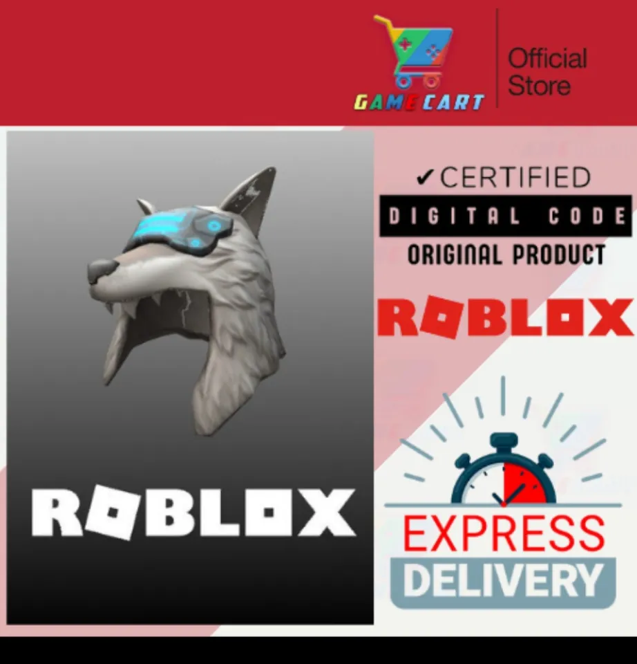 Roblox Cyberpunk Wolf Hat REDEEM CODE Roblox Game Card Builders