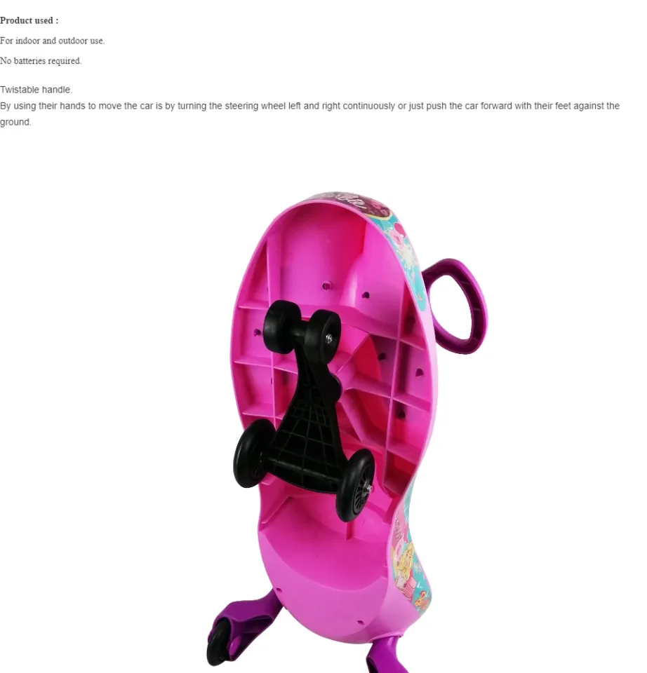 Barbie discount twistable scooter