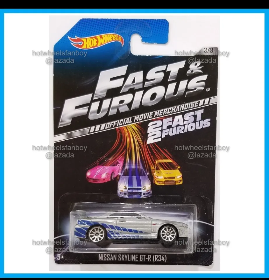 Hot Wheels Nissan Skyline GT-R (R34) HW 2014 Fast & Furious