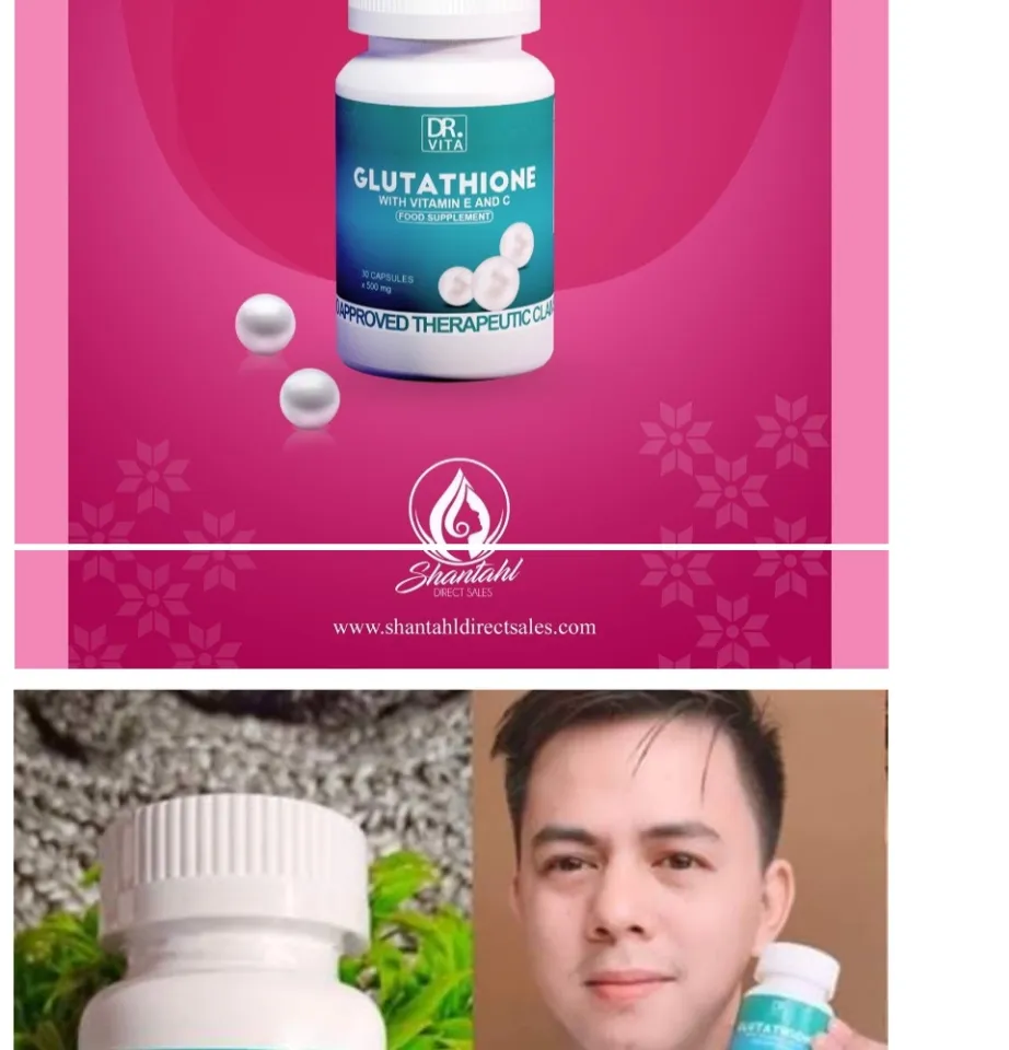 dr vita glutathione , ! Meet the NEW PACKAGING of your favorite Dr. with Vitamin E & C! Helps reduce the appearance of skin dullness Promotes PurePremium Reduced Glutathione 1000mg, L-Glutathione