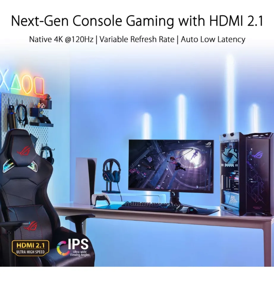 ASUS ROG Swift PG32UQ, 32 inch 4K HDR 144Hz DSC HDMI Gaming