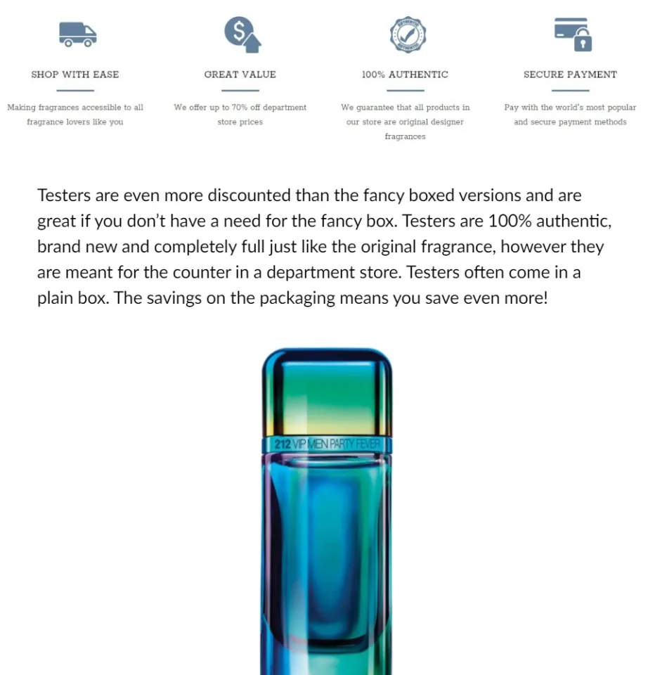 Carolina Herrera 212 VIP Party Fever Limited Edition EDT for Men