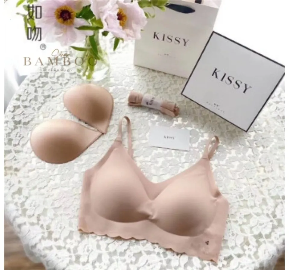 CLEARANCE LIMITED STOCK] NEW ARRIVAL KISSY BRA SEAMLESS SET HIT IN 2021  SLING/VEST 如吻无钢圈零束缚内衣科技内衣限量版吊带/背心2021