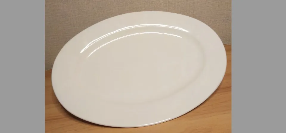 Porcelain Serving Platters, 11 Inch x Inch Large Serving Trays