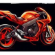 Orange Motocycle