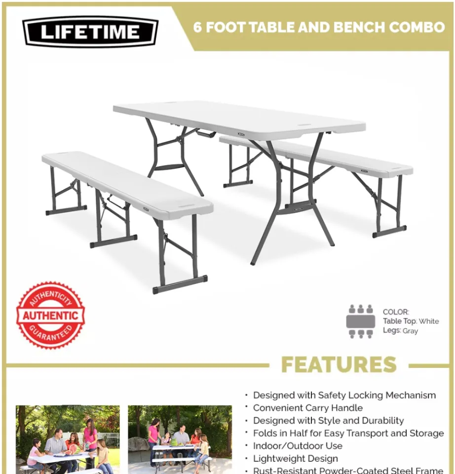 Lifetime 2024 6ft bench