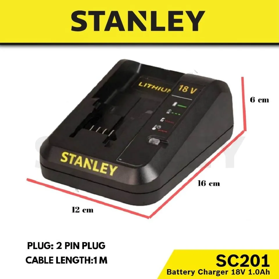 Stanley 18v battery discount charger