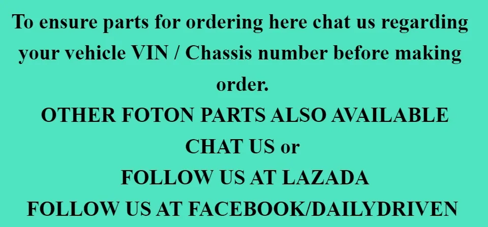 GEAR SHIFT FLEXIBLE SHAFT FOTON VIEW VAN AMBULANCE ORIGINAL 1651617300150 |  Lazada PH 95670-2C600 956702C600 フロント 左 1個 JMVLVLOA