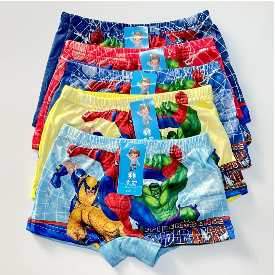 1pcs Boys Underwear The Avengers Superman Returns Cotton Panties for Boys  Kids Boxer Briefs Teenage Boys Shorts