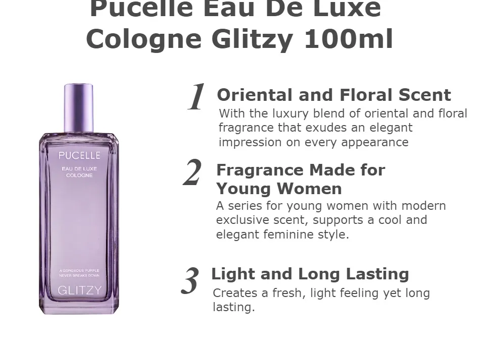 PUCELLE EAU DE LUXE COLOGNE GLITZY 100ml Lazada PH
