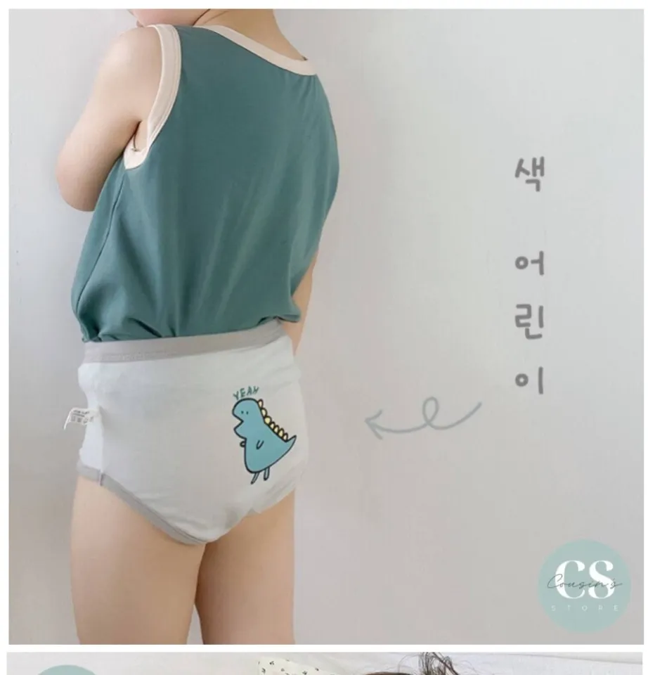 3 Pairs] Boys Korean Style Cotton Underwear [N012] Kids Children