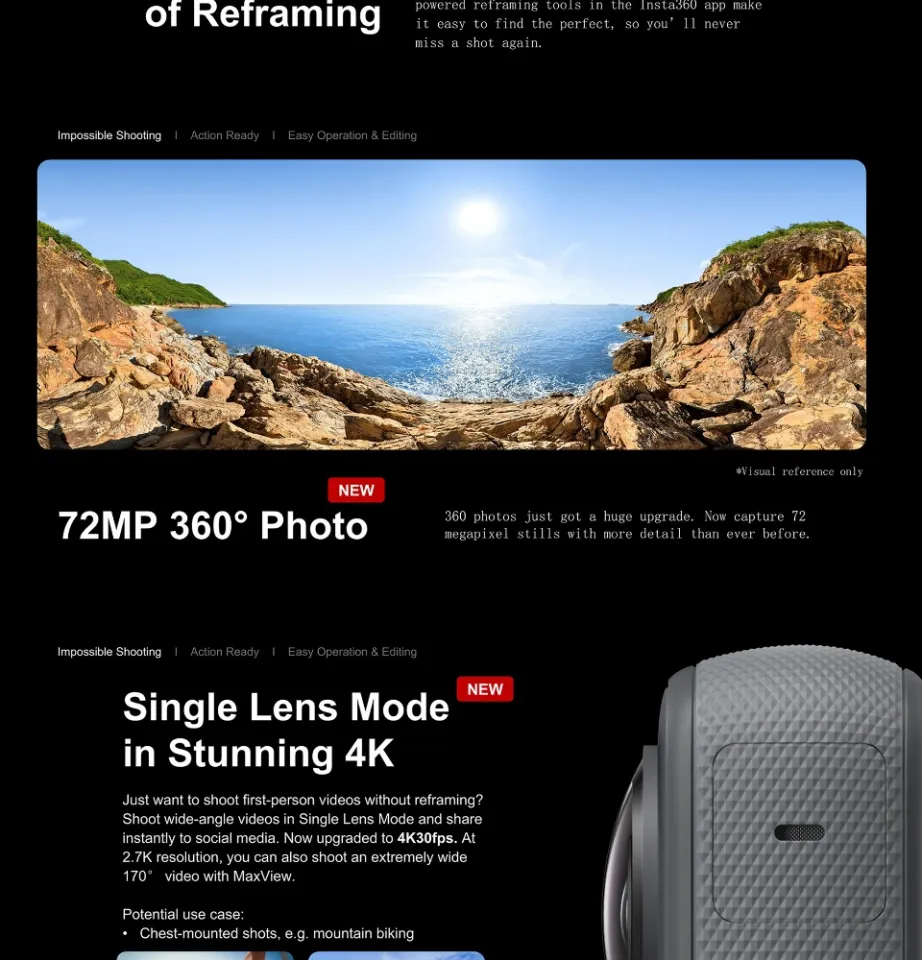 Insta360 X3 Action Camera Lazada Singapore