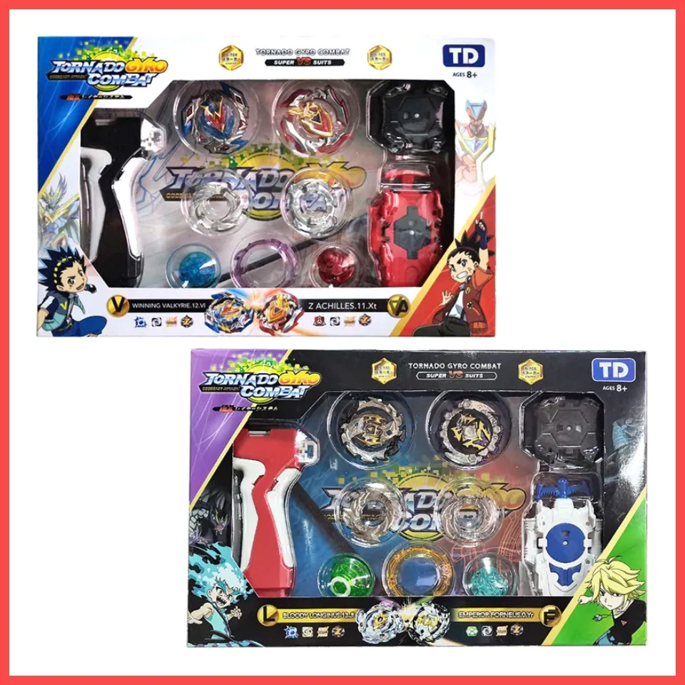 Beyblade Cho-Z Battle Set Winning Valkyrie VS Z Achilles E Forneus