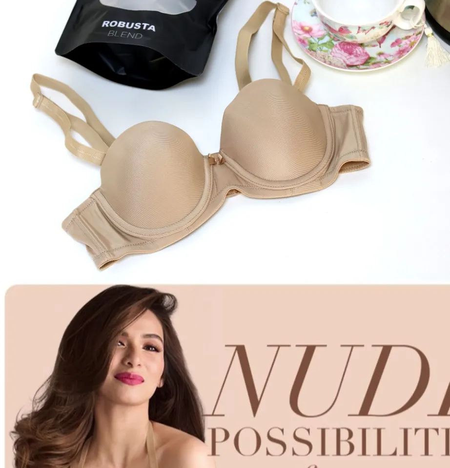 Regina Underwire Convertible / Strapless Moulded Tshirt Bra Available in  Skintone Nude and Black 40B 40C