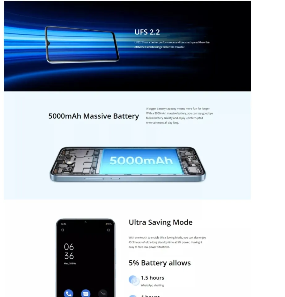 Realme C30 Smartphone(2GB+32GB ROM)6.5'' Fullscreen Display, 5000mAh Massive  Battery, Android 11