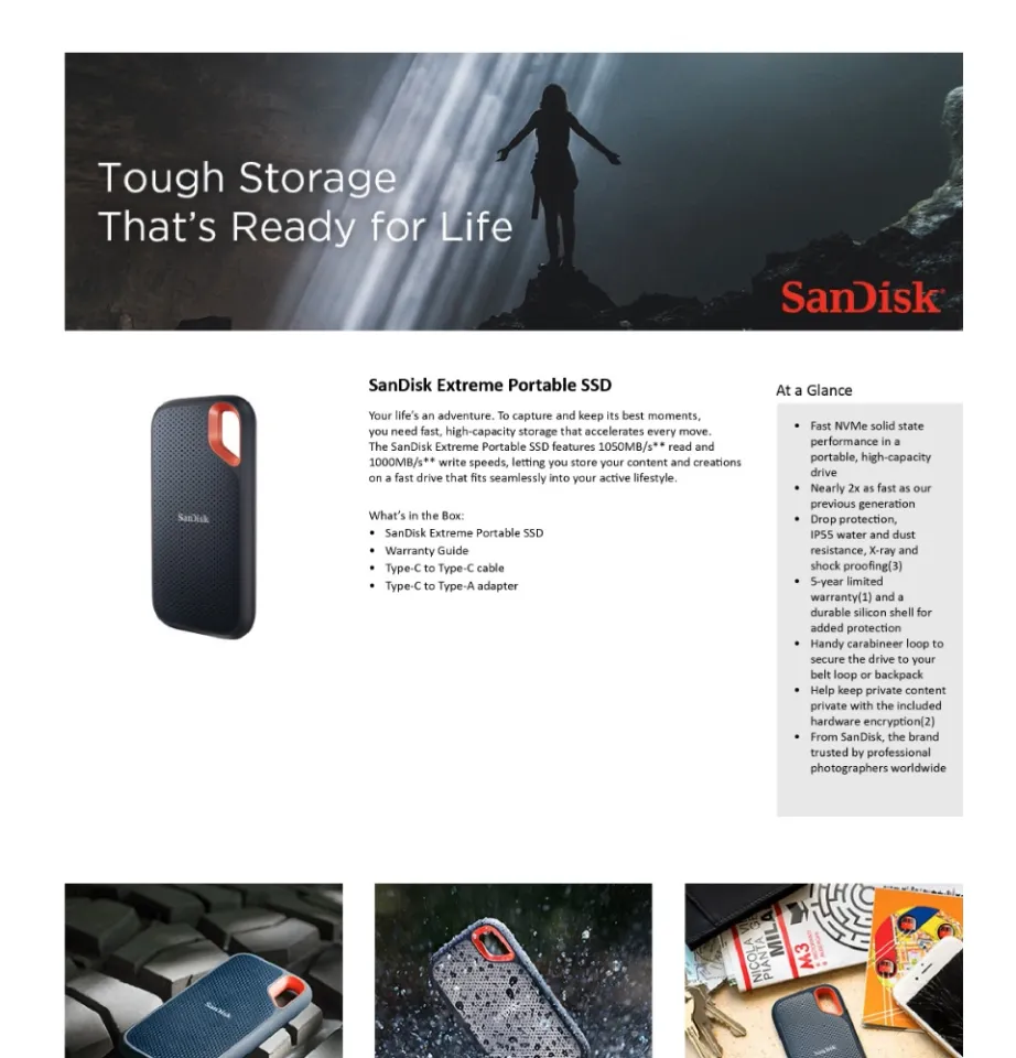 SanDisk® Extreme Portable SSD E61 | Lazada Singapore