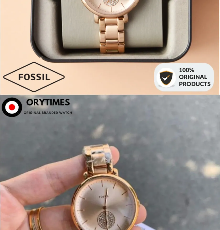 Jam Tangan Fossil Wanita Jacqueline ES4438 Original Fossil ES 4438 Jacqueline Rosegold Fossil Original Lazada Indonesia