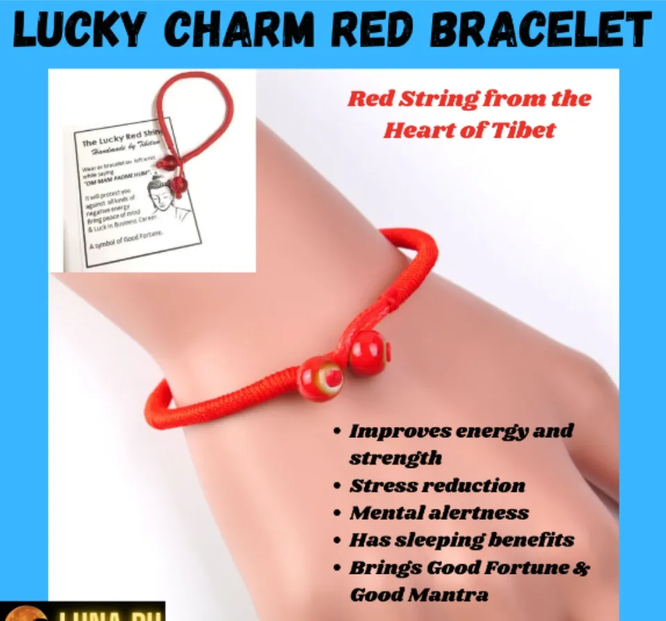 Lucky red rope on sale bracelet