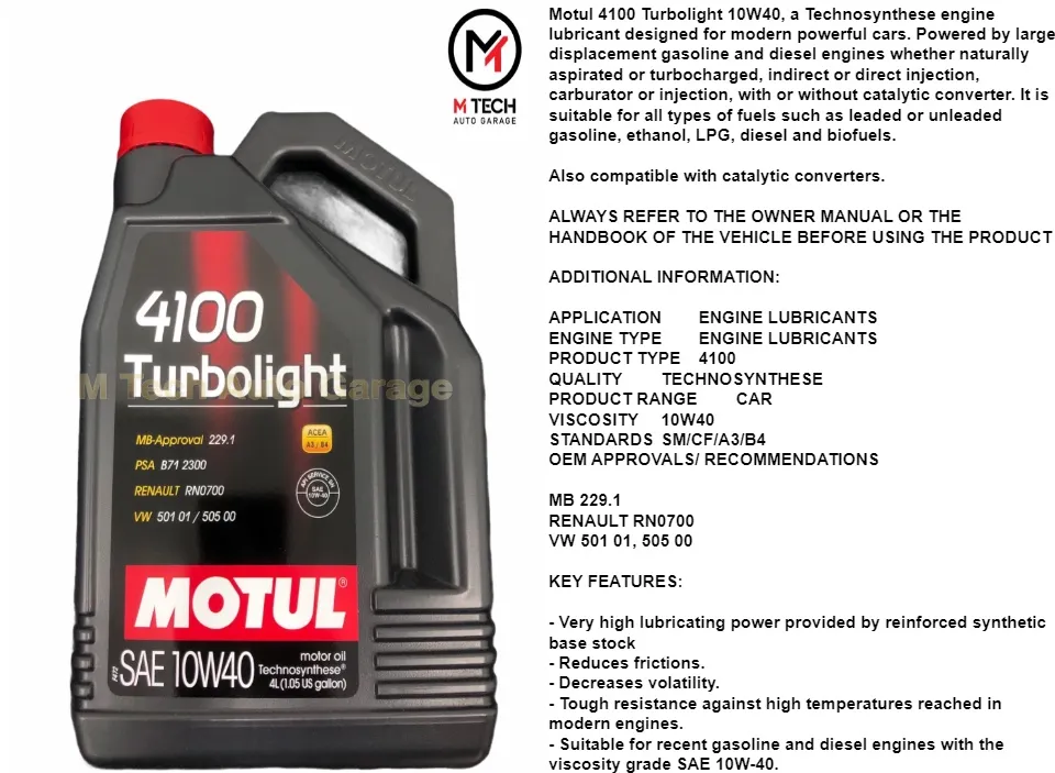 Motul Engine Oil 100% Original Genuine Fully Synthetic 8100 Cess