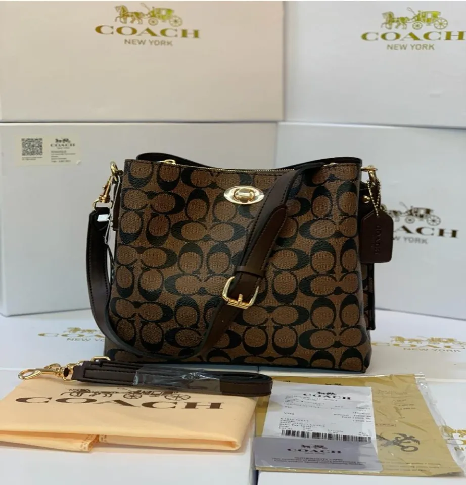 Tas coach shoulder online bag