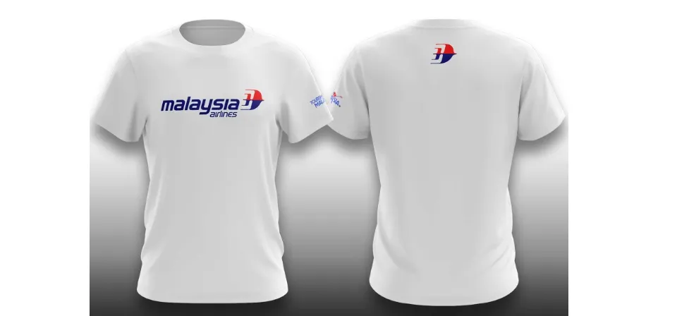 New Arrival T-Shirt Malaysia Airline custom design White size XS