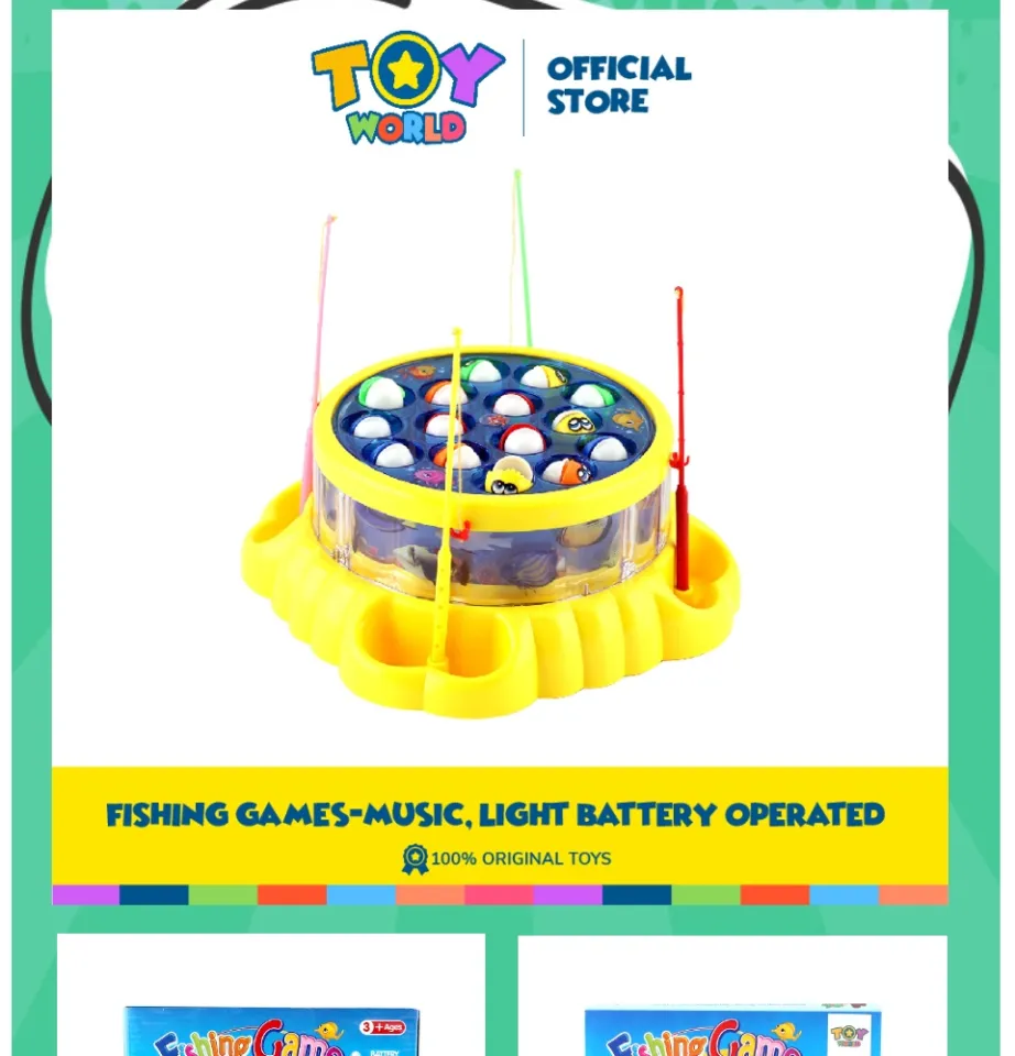 Toy World Fishing Games - Fun Battery Operated Fish Catching Game
