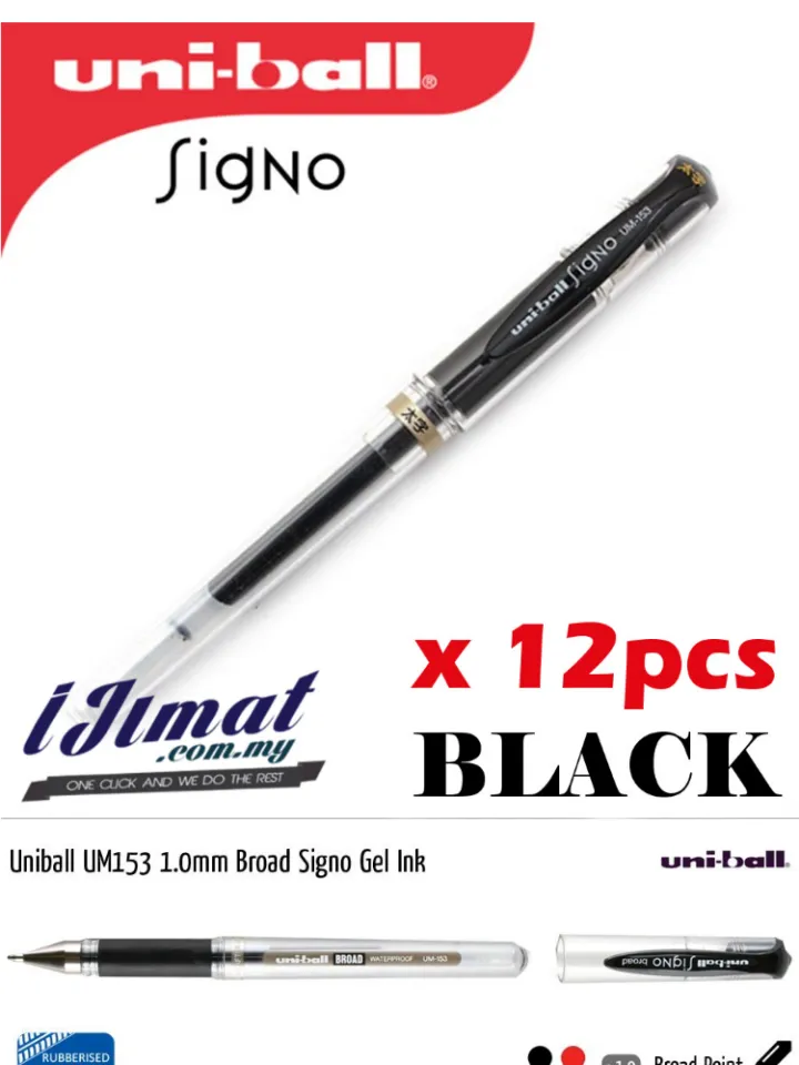 Mm Uni Signo Pen Uni-ball Signo Broad UM-153 Gel Pen Uniball UM153
