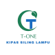 T-ONE KIPAS SILING LAMPU