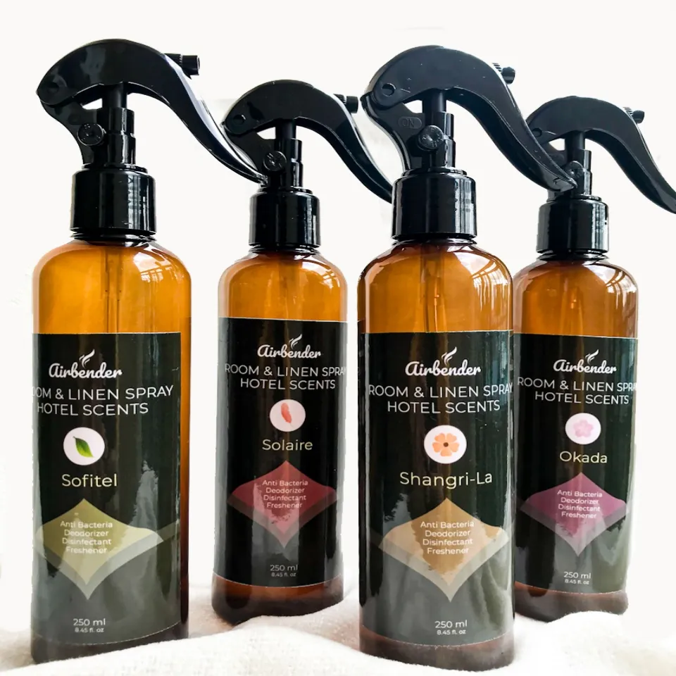 Airbender Room and Linen Spray Okada Air Freshener Deodorizer Anti  Bacteria room freshener Disinfectant Hotel Scents Diffuser Room 