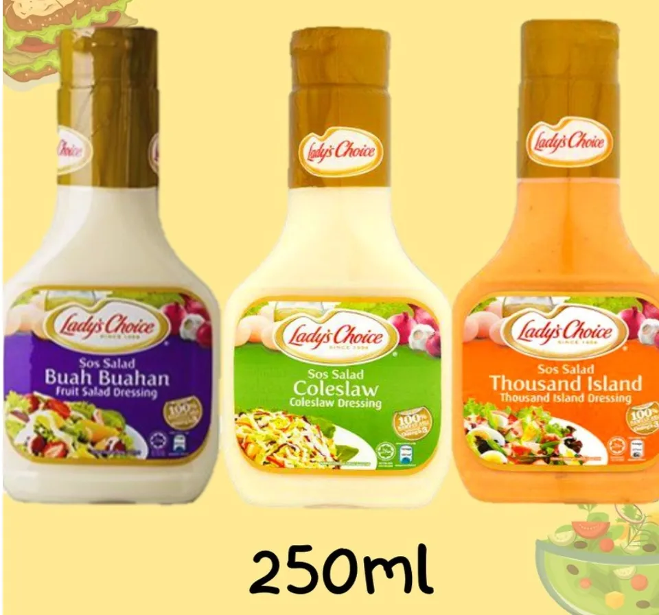 lady's choice fruit salad dressing Ladys Choice- Thousand Island Sos Thousand Island 250ml / Salad Dressing Sos Salad Buah Buahan 250ml - Lazada Skirts and Dresses