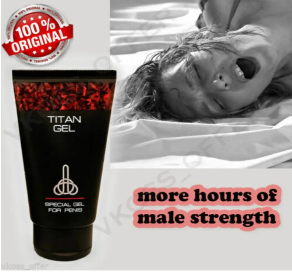 100% MADE IN RUSSIA ORIGINAL TITAN GEL Health Care Enlarge Increase  Thickening Lasting Bigger Penis