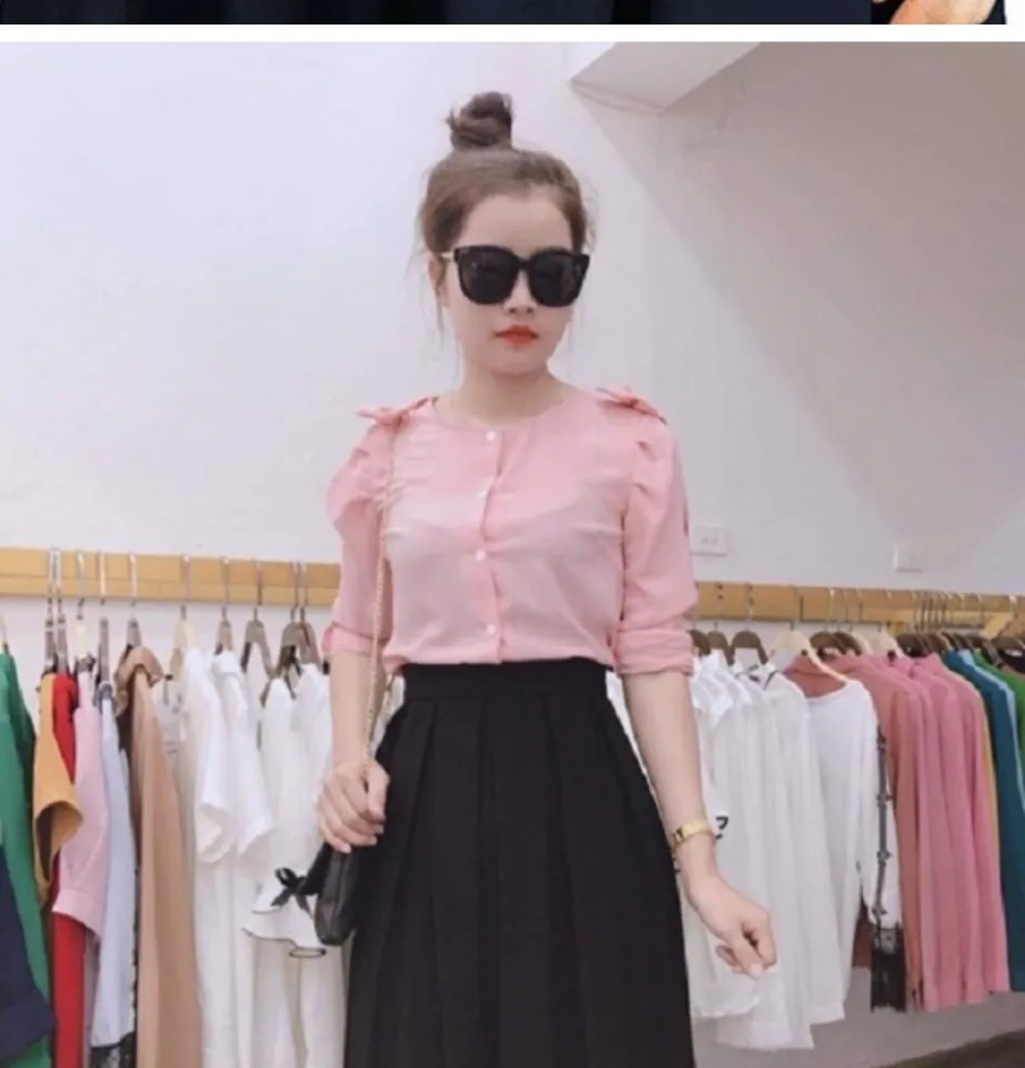 Jiashucheng Chân Váy Ngắn Xếp Ly Lưng Cao Màu Hồng Dễ Phối Đồ Phong Cách  Hàn Quốc Thời Trang Mùa Hè Mới Cho Nữ Sinh | Shopee Việt Nam