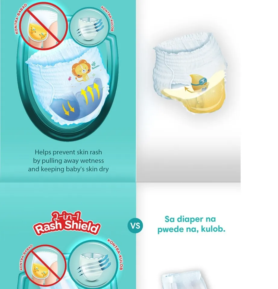 Pampers Baby Dry Pants Diapers with Rash Shield XL 26s x pack