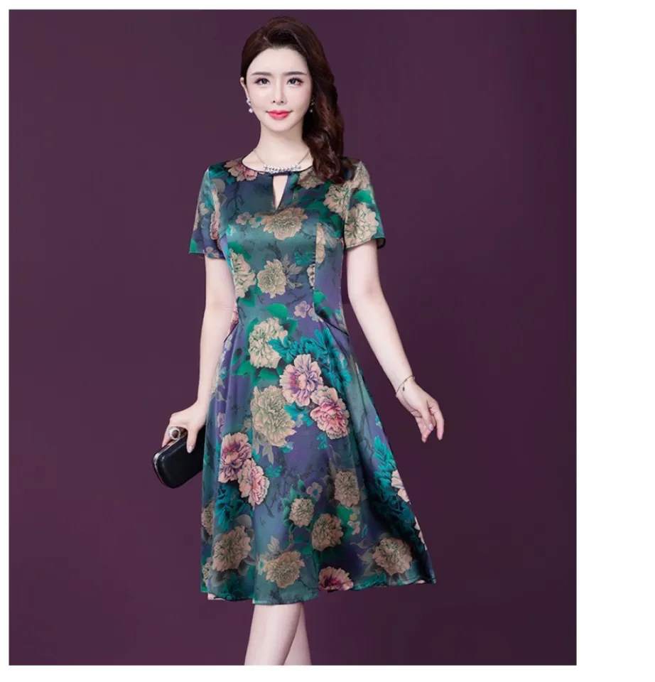 Váy Trung Niên Nữ MAI THY, Mẫu Đầm Trung Niên Đi Tiệc Cho Mẹ Sang Trọng Quý  Phái | Thời Trang Trung Niên Bigsize U50 - Tìm Voucher