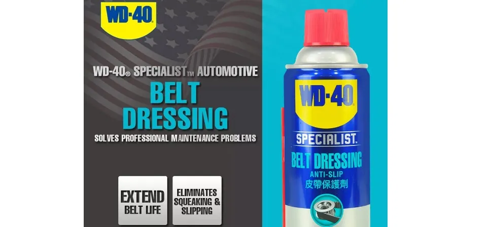 WD-40 Specialist Automotive Belt Dressing 11.5oz / 360ml Extend Belt Life Better Grip And Traction Eliminate Squeaking And Slipping - Lazada | Lazada PH WD-40 Specialist Automotive Belt Dressing 11.5oz / 360ml Extend Belt Life Better Grip And Traction Eliminate Squeaking And Slipping - Lazada | Lazada PH