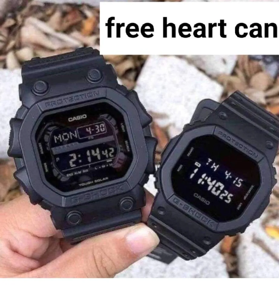 casio G shock Couple Watch digital 2pcs DW5600 and GX56BB all