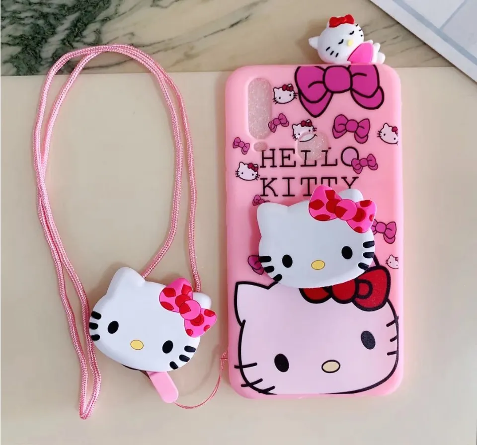 For Vivo Y15 Case New Cute Cartoon Hello Kitty Soft Silicone TPU