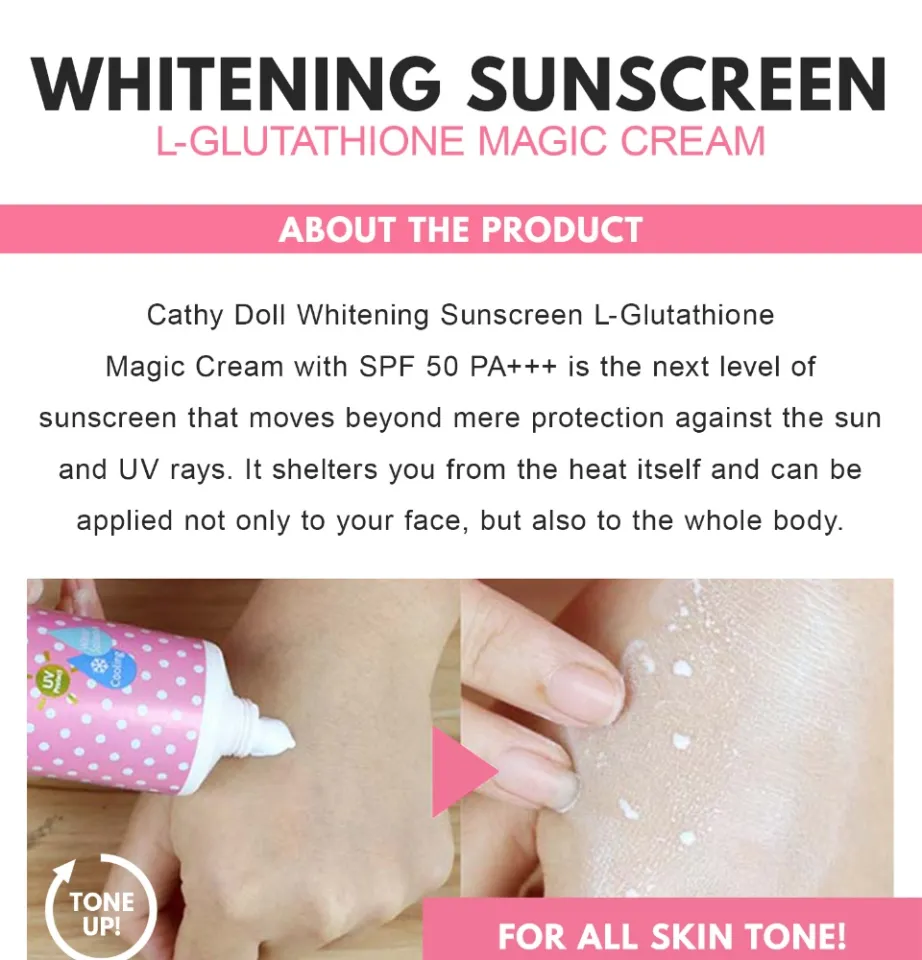 Cathy Doll L-glutathione Magic Cream SPF50 | Lazada PH Cathy Doll L-glutathione Magic Cream SPF50 | Lazada PH