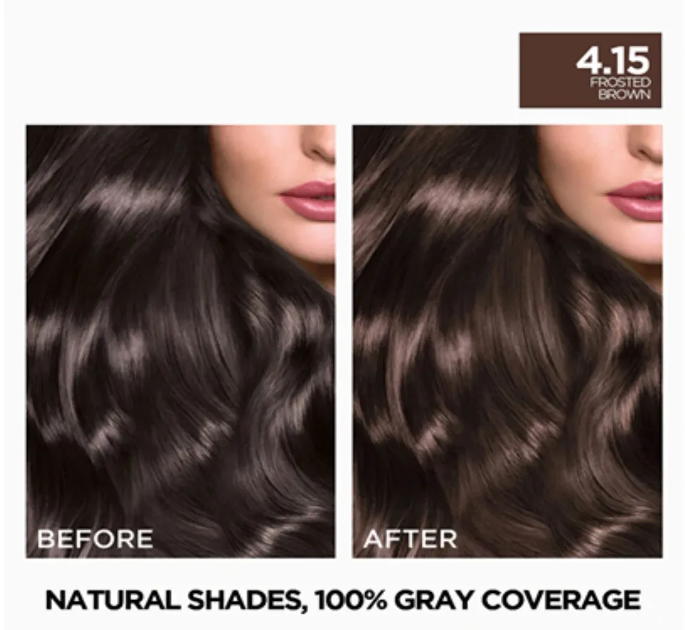 Frosted brown on sale hair dye