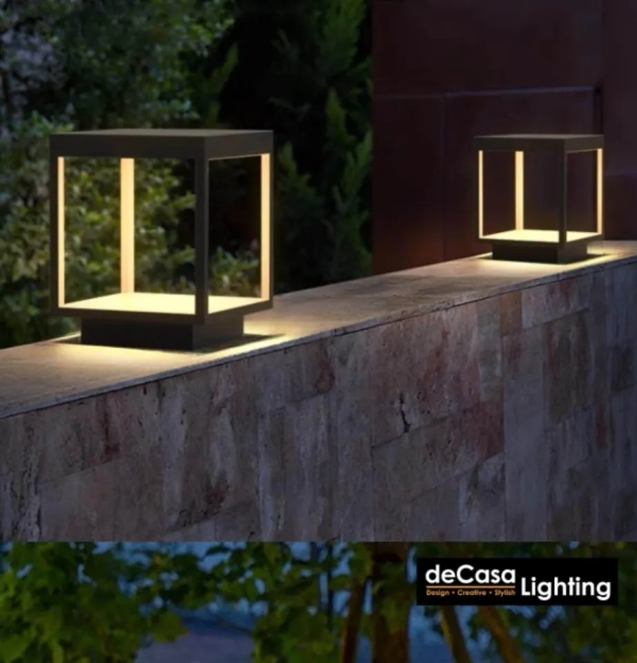 House deals pillar lights