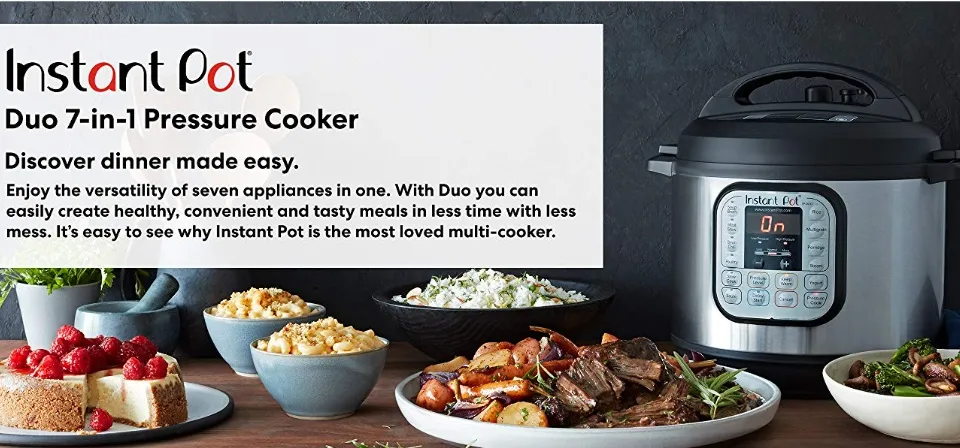 Instant pot duo 7 on sale in 1 pressure cooker